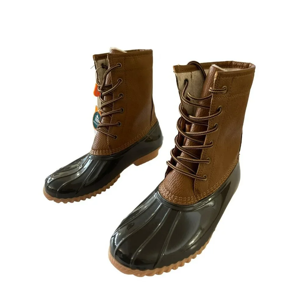 Sporto Waterproof Duck Boots With Thermolite Insulation Size 7 NEW